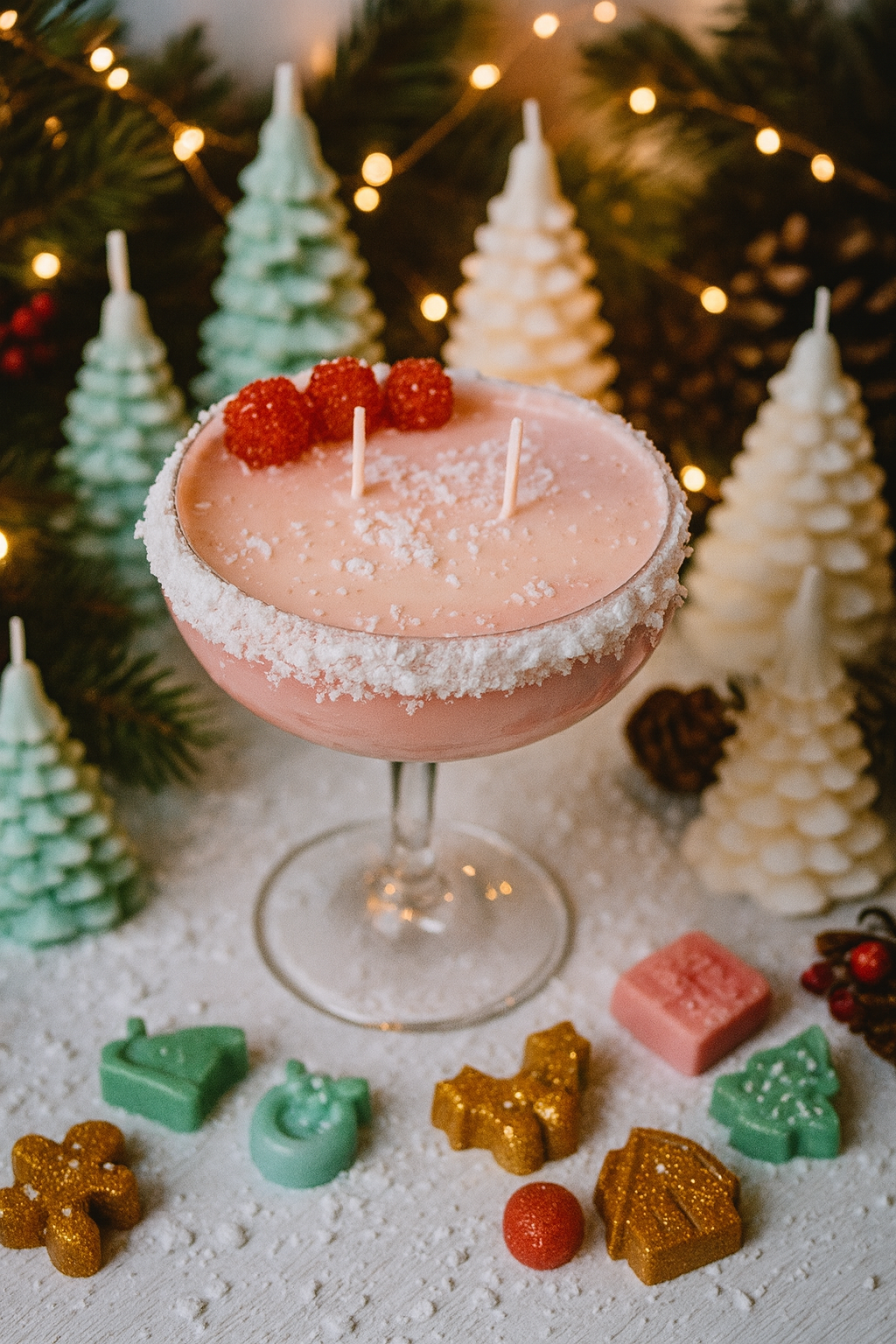 Festive Berry Cocktail Candle